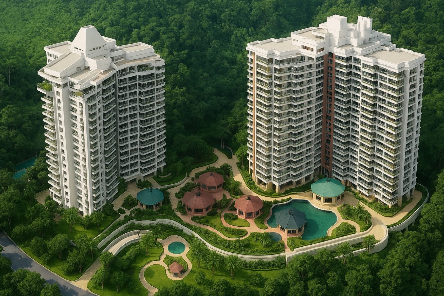 Armanee Terrace in Damansara Perdana, built by Golden Pavilion as main contractor