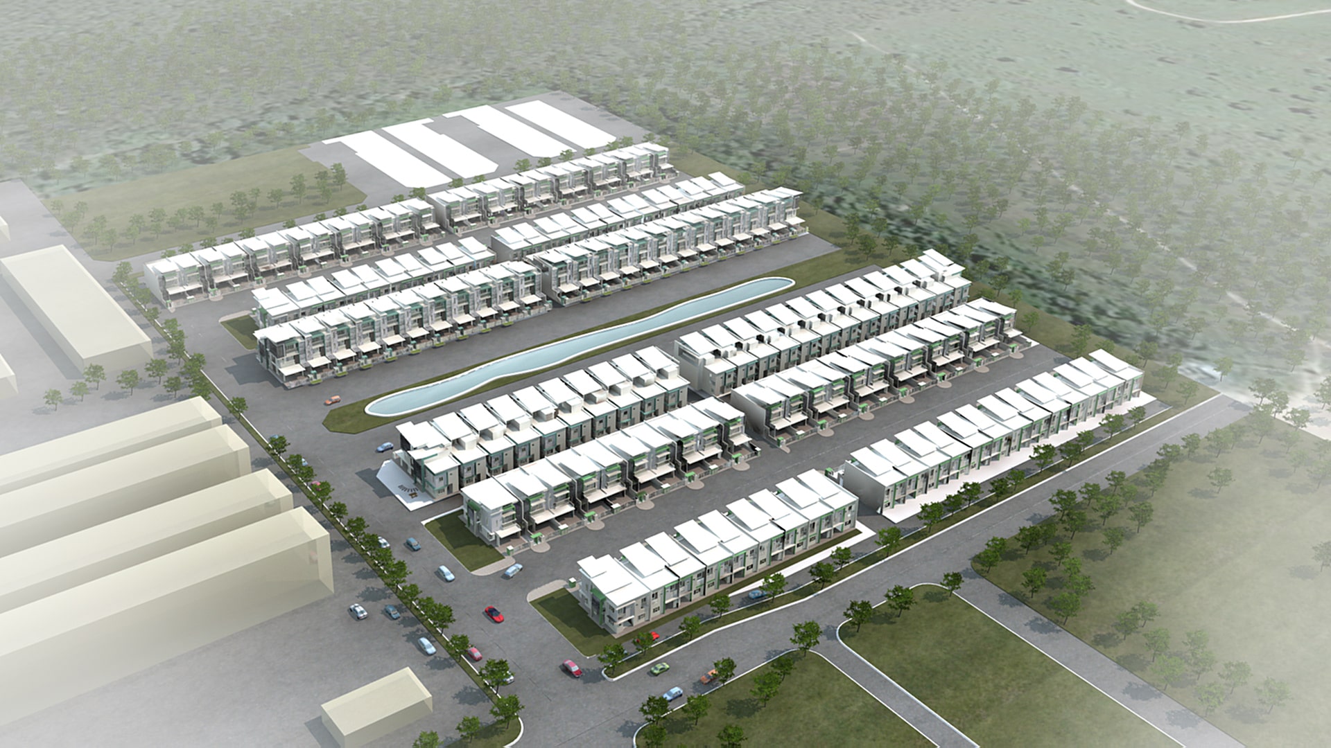The Clover Homes in Semenyih, a completed gated community by Golden Pavilion Group